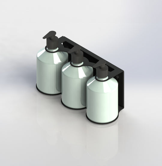Triple Bracket - Tamperproof - Matte Black