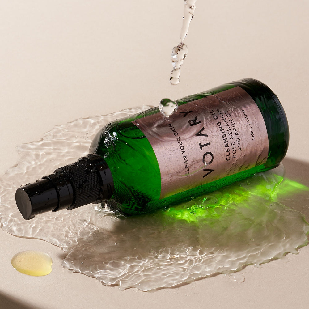 Votary - Cleansing Oil – Rose Geranium and Apricot
