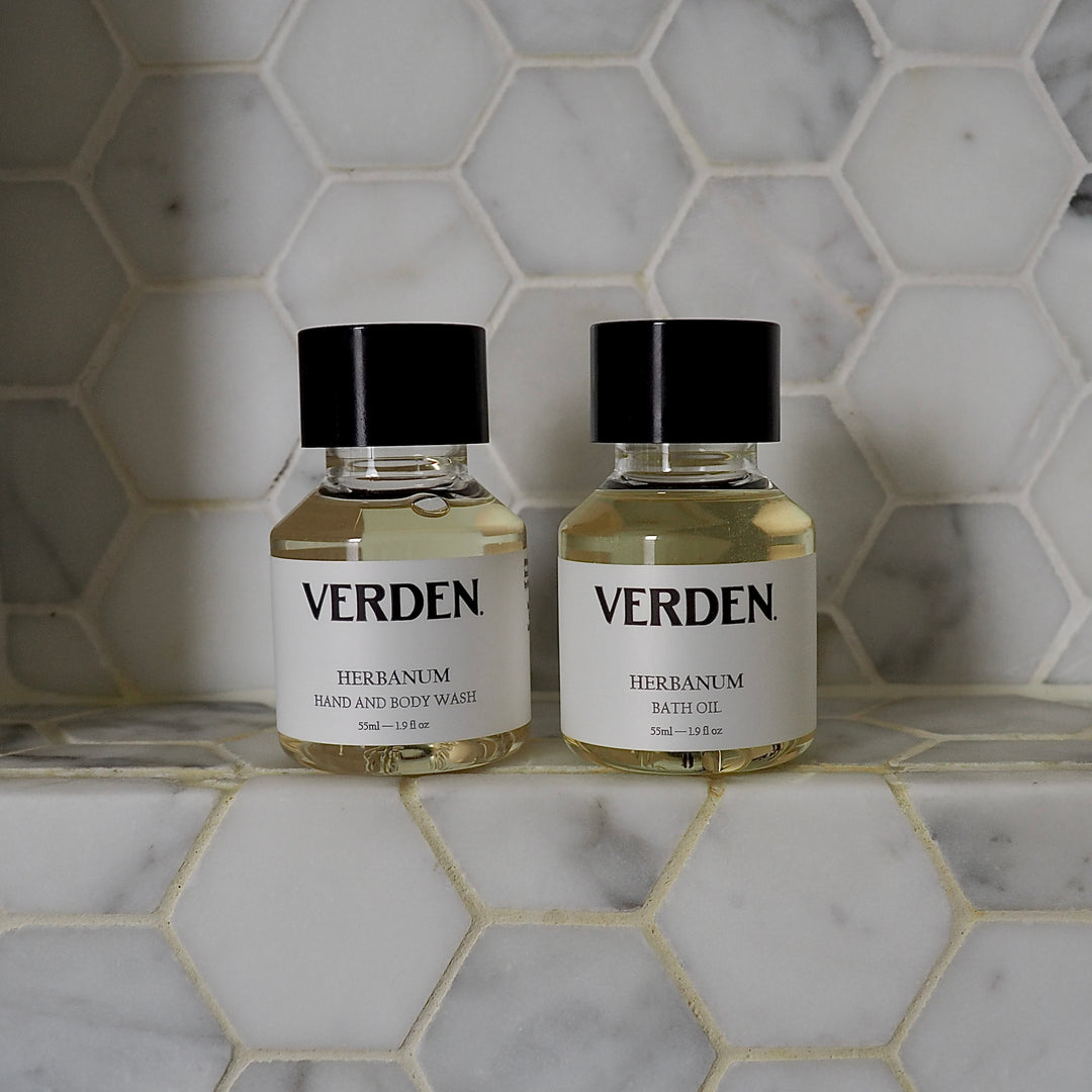 VERDEN Herbanum Hand and Body Wash and Bath Oil 55ml