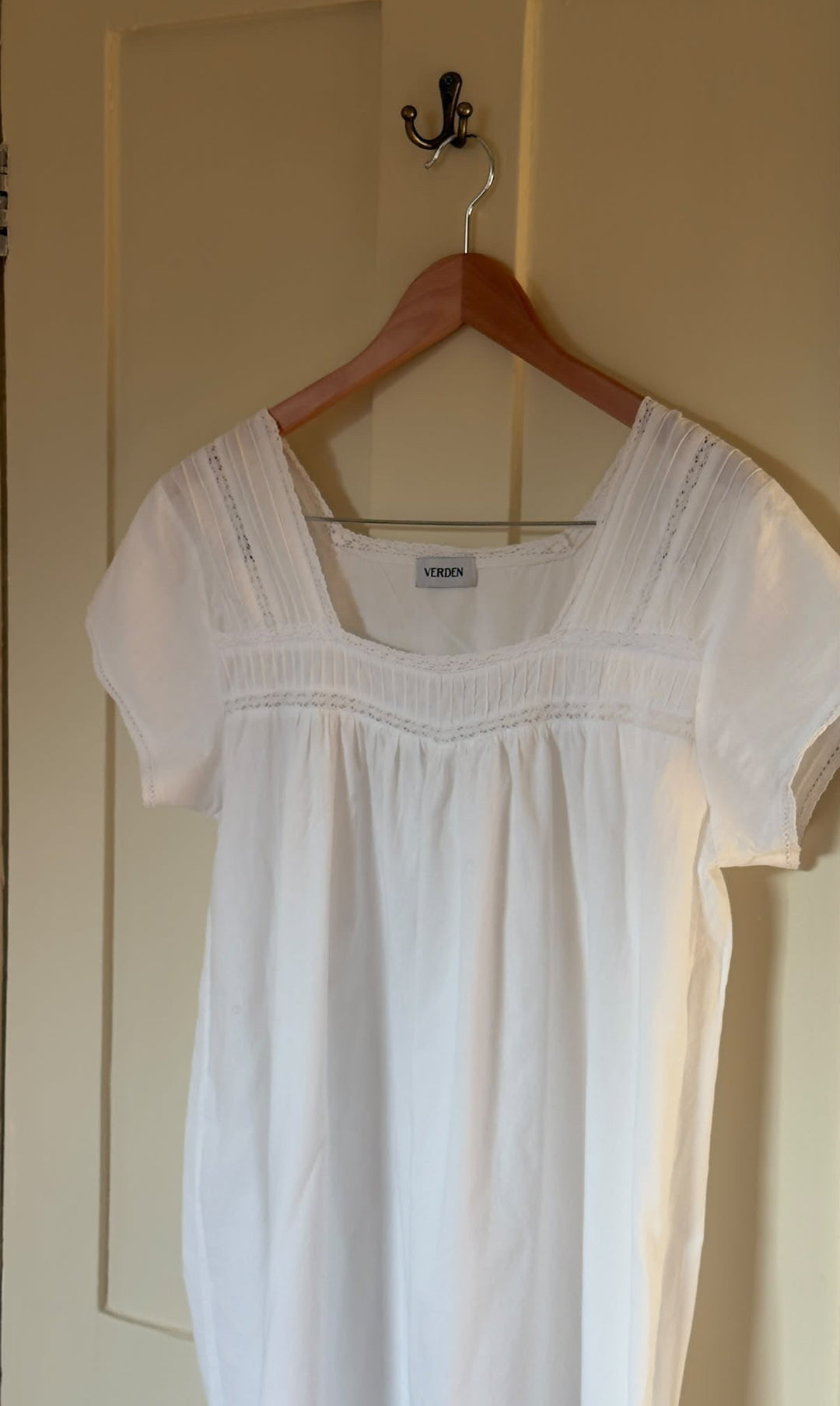 White Cotton Nightdress