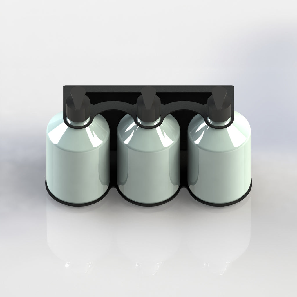 Triple Bracket Tamperproof Matte Black