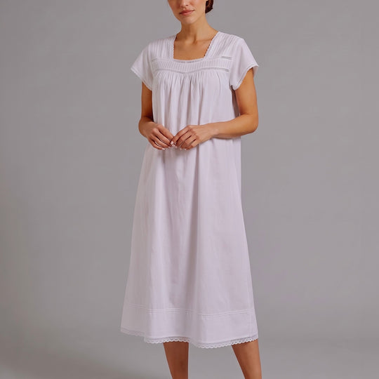 White Cotton Nightdress